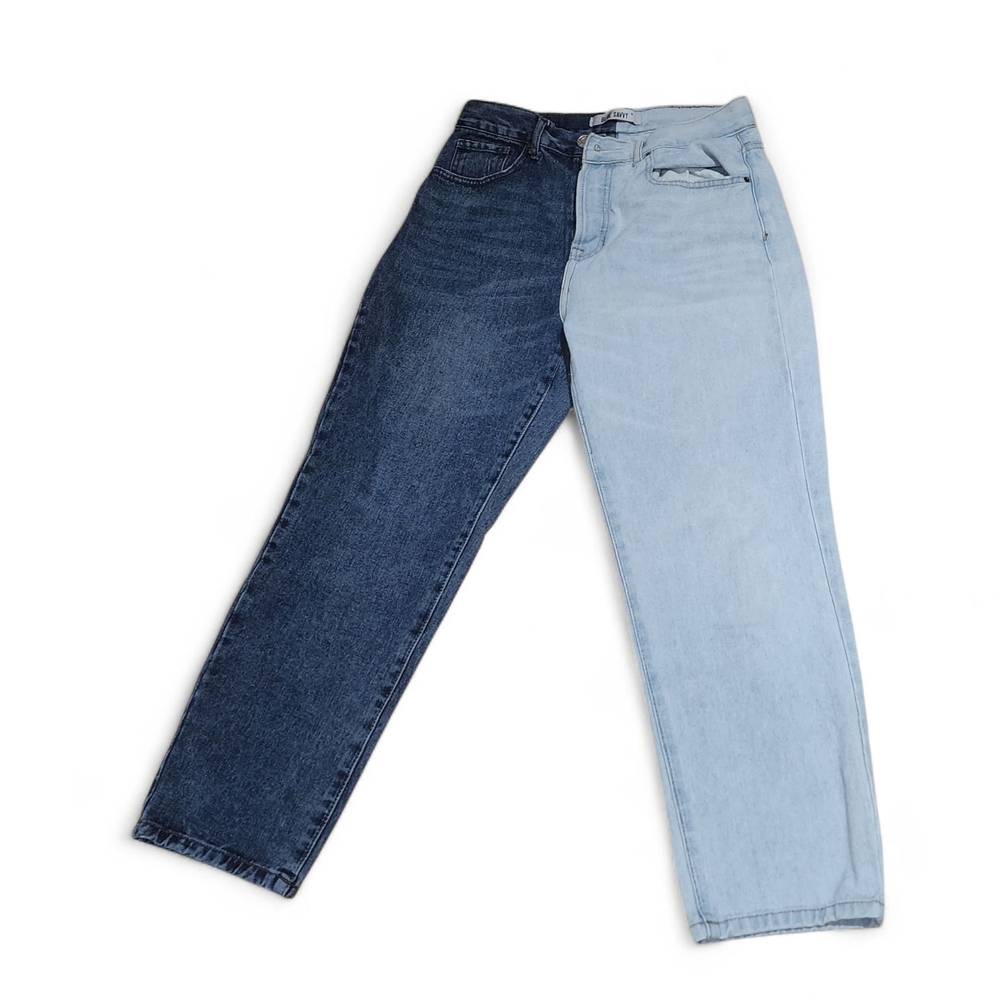 BLUE SAVVY SIZE 9/29 Chic Two-Tone Jeans - Picture 4 of 9